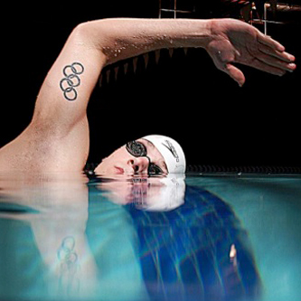Dion Dreesens of the Netherlands, an Olympic swimmer and student at Queens University of Charlotte