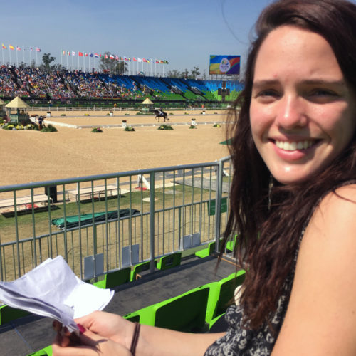 Jamie Doolittle at Rio 2016 Olympic Games, equestrian dressage final